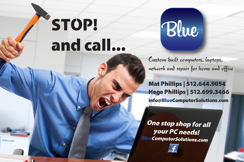 Blue Computer Solutions Post Card